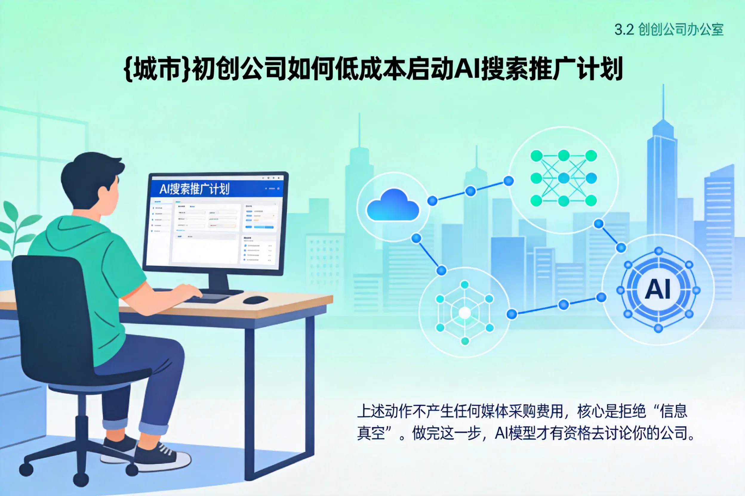 双河初创公司如何低成本启动AI搜索推广计划