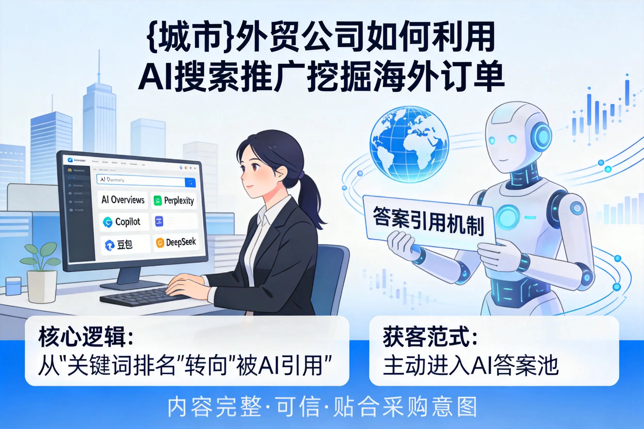 双河外贸公司如何利用AI搜索推广挖掘海外订单