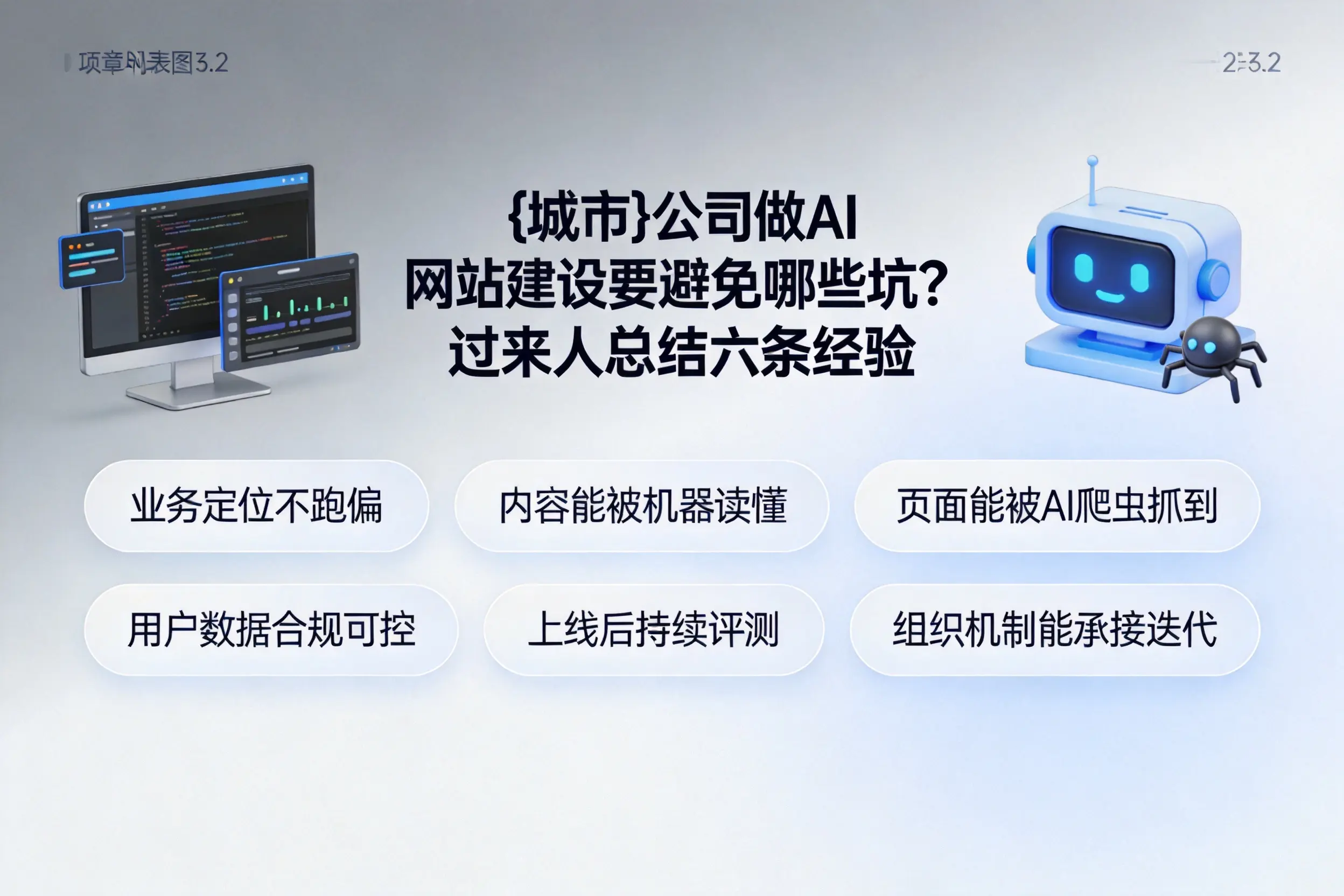 双河公司做AI网站建设要避免哪些坑?过来人总结六条经验