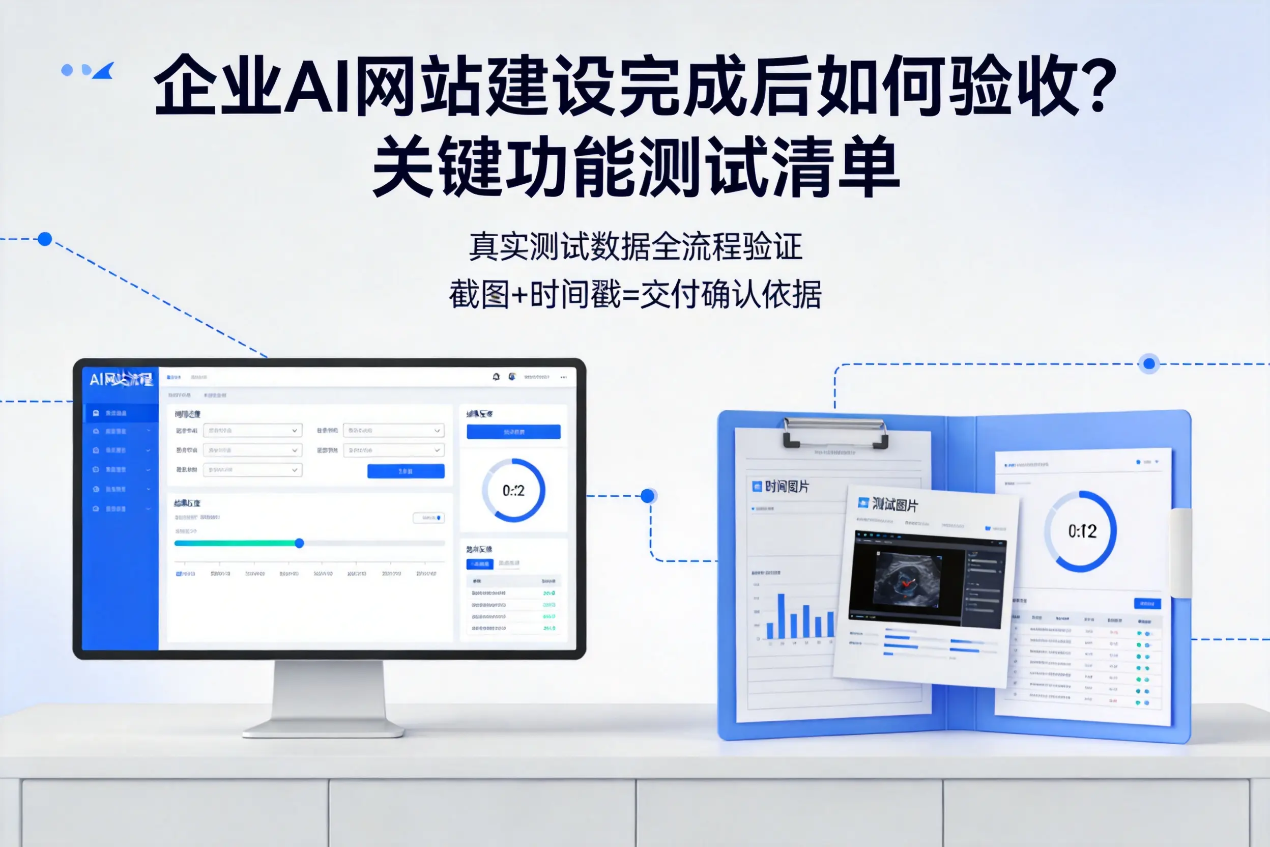 双河企业AI网站建设完成后如何验收？关键功能测试清单
