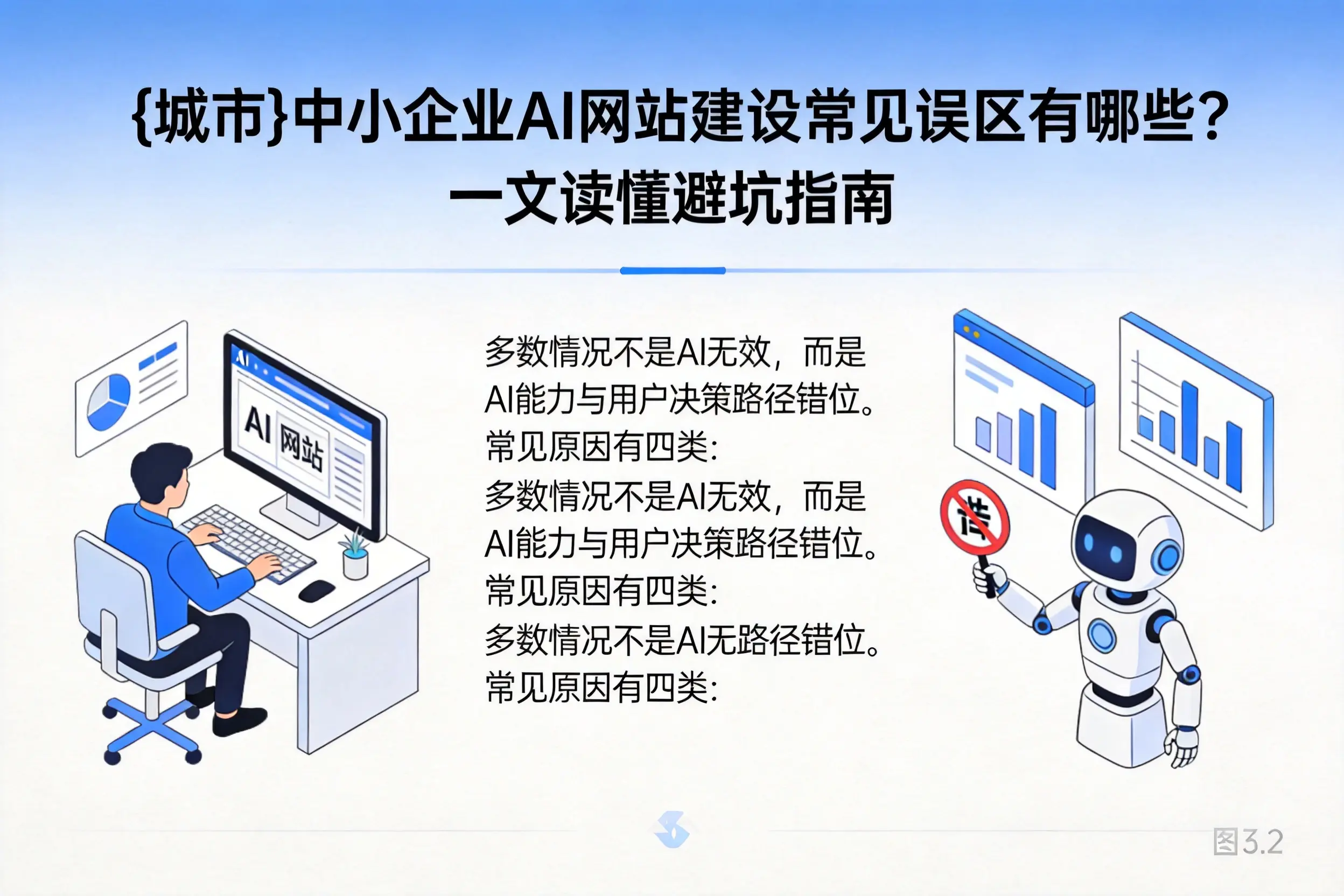 双河中小企业AI网站建设常见误区有哪些?一文读懂避坑指南