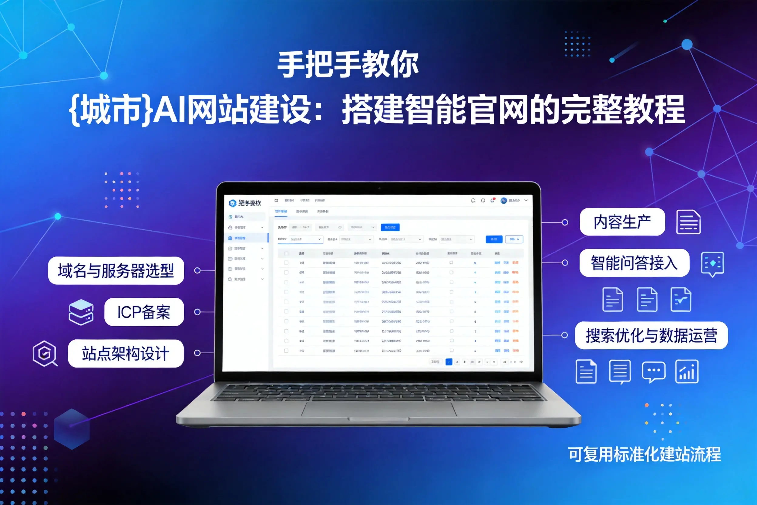 手把手教你双河AI网站建设：搭建智能官网的完整教程