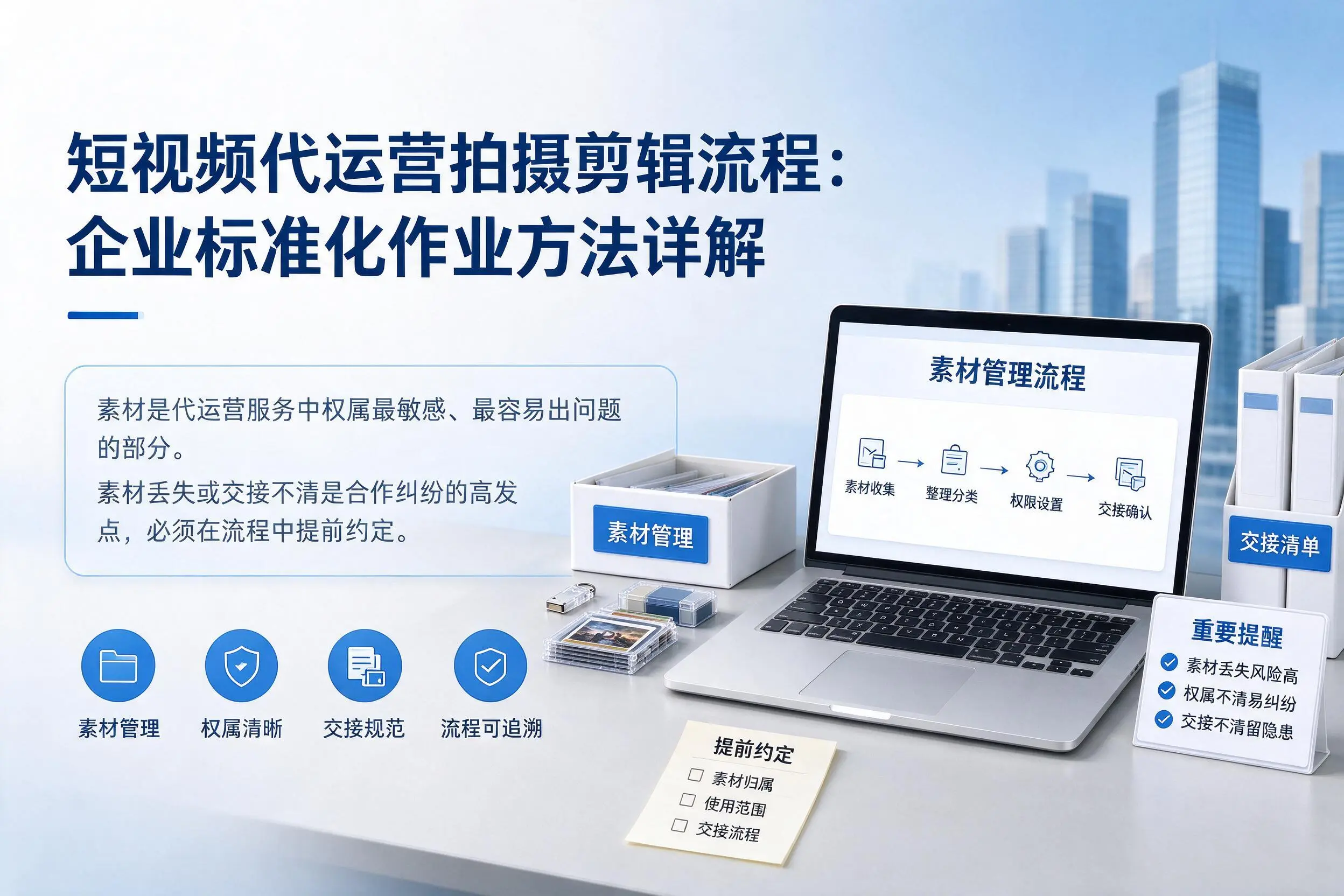 短视频代运营拍摄剪辑流程：双河企业标准化作业方法详解