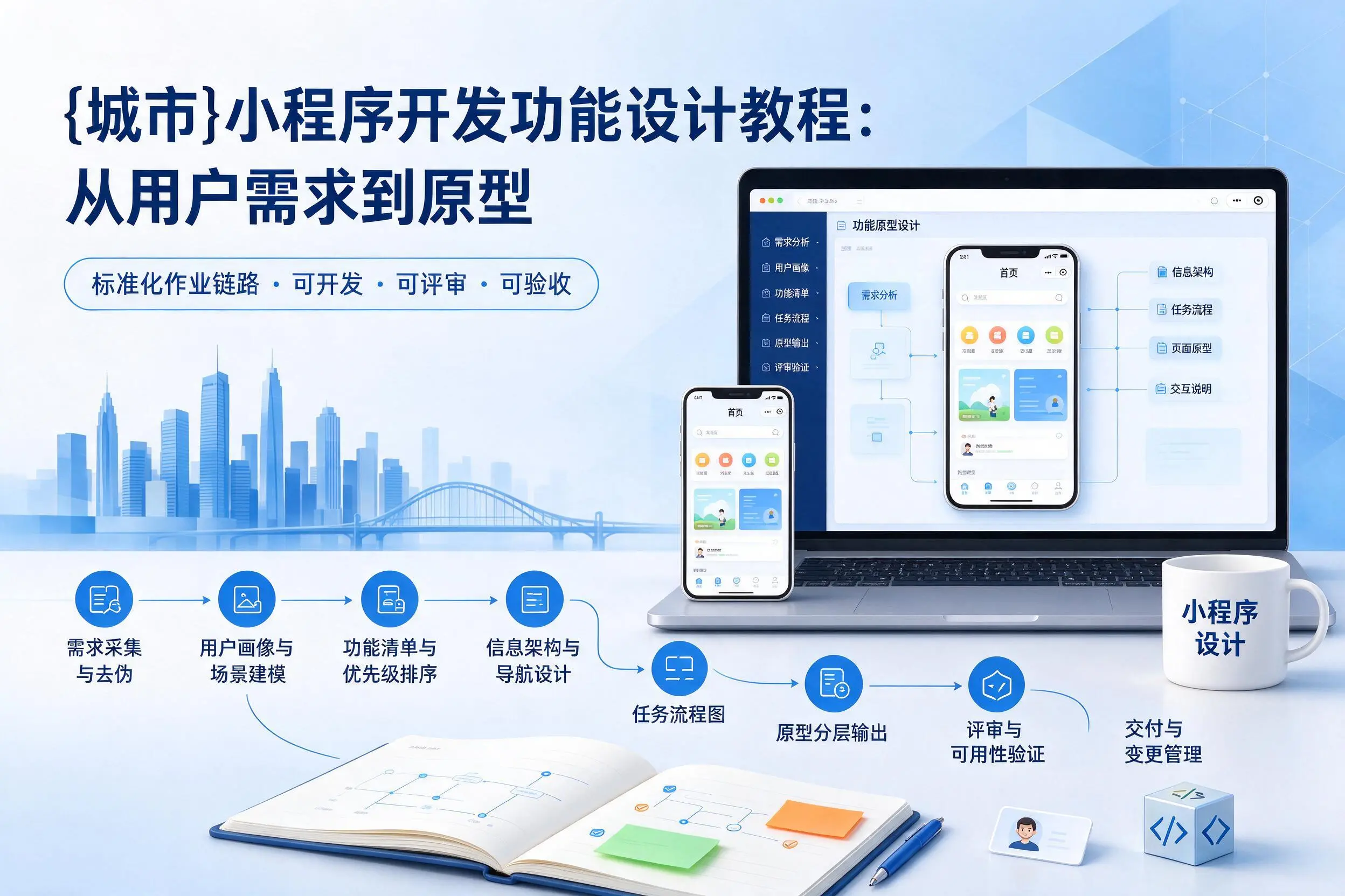 双河小程序开发功能设计教程:从用户需求到原型