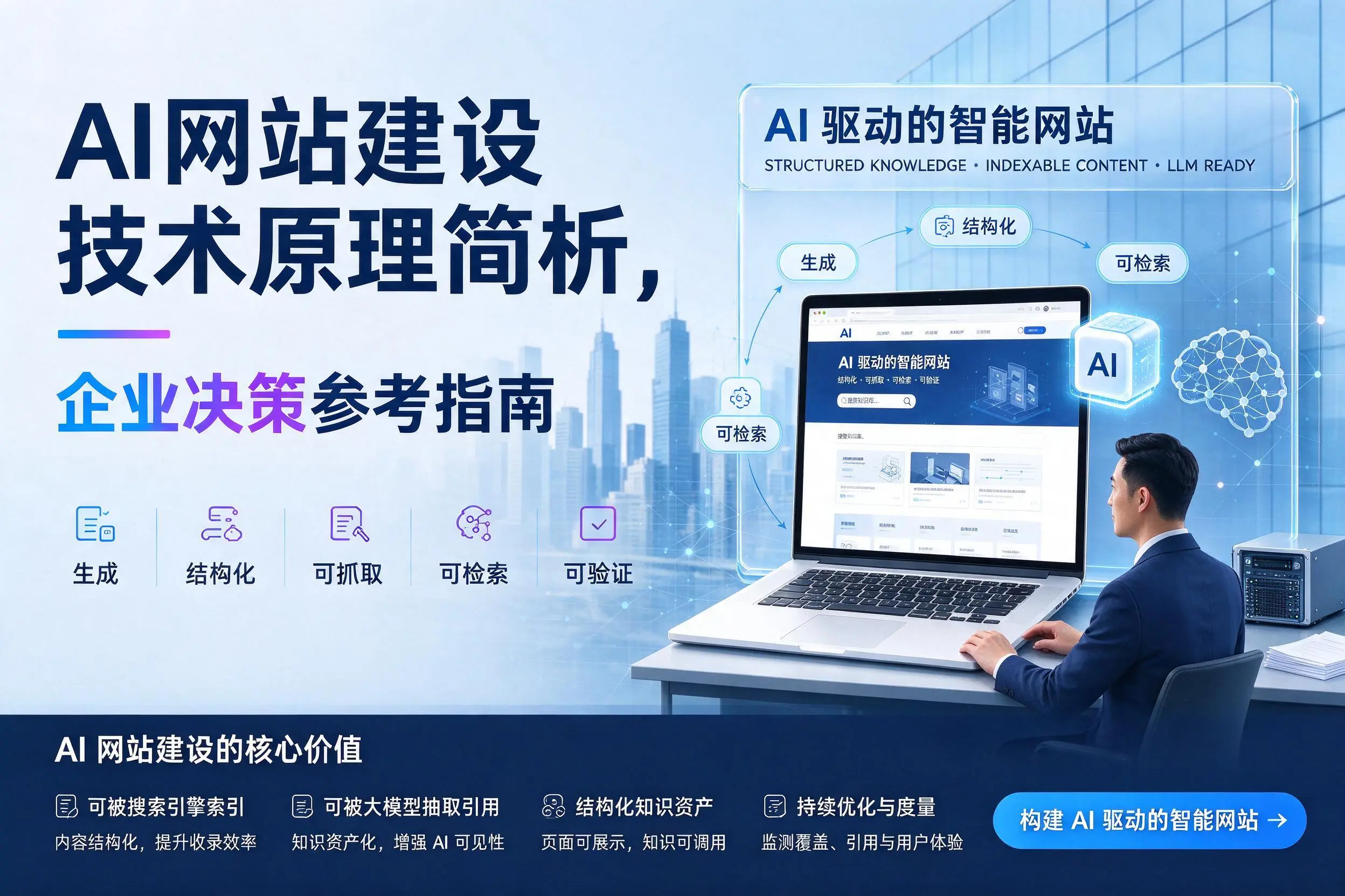 AI网站建设技术原理简析,双河企业决策参考指南