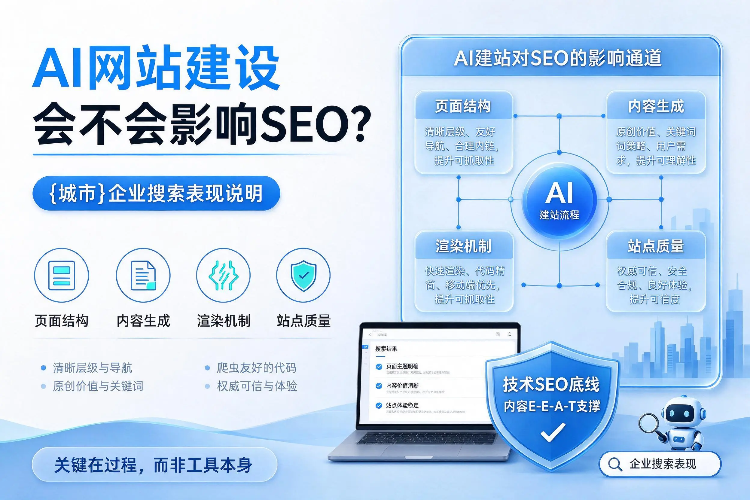 AI网站建设会不会影响SEO?双河企业搜索表现说明
