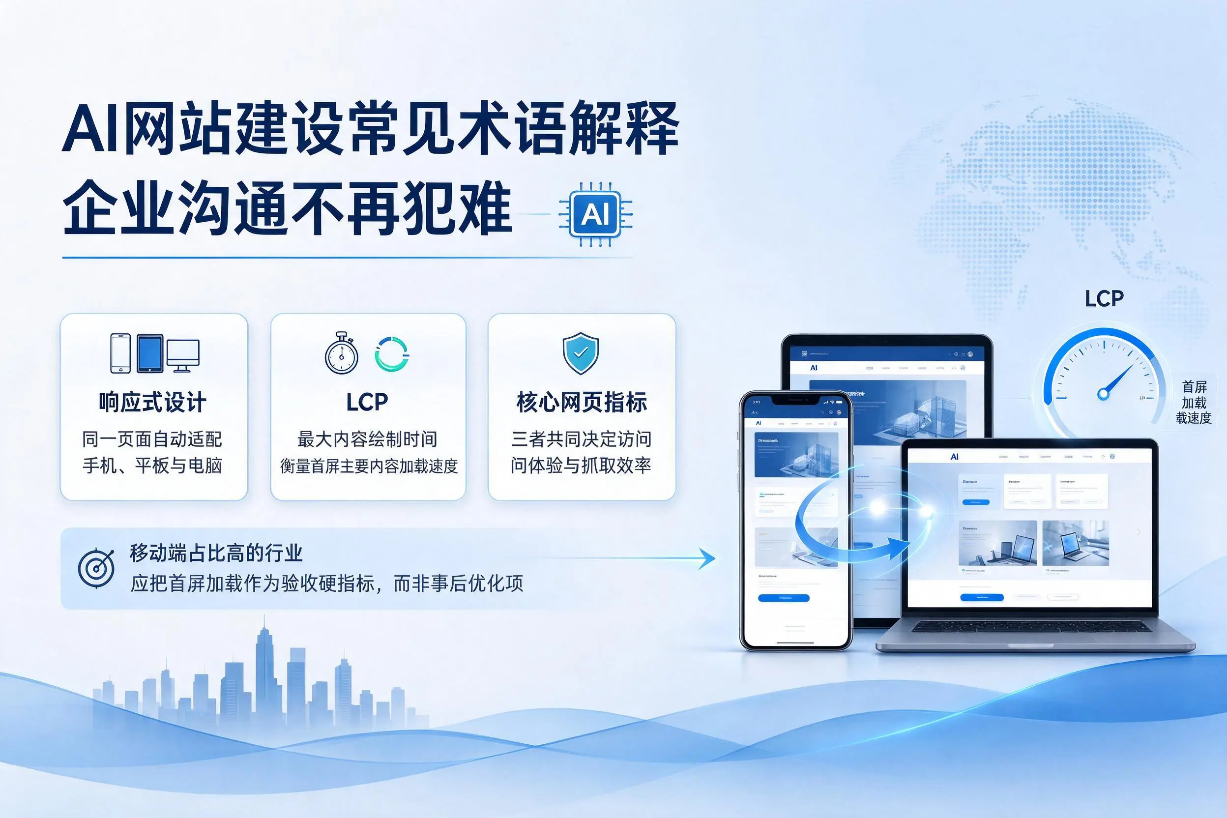 AI网站建设常见术语解释，双河企业沟通不再犯难