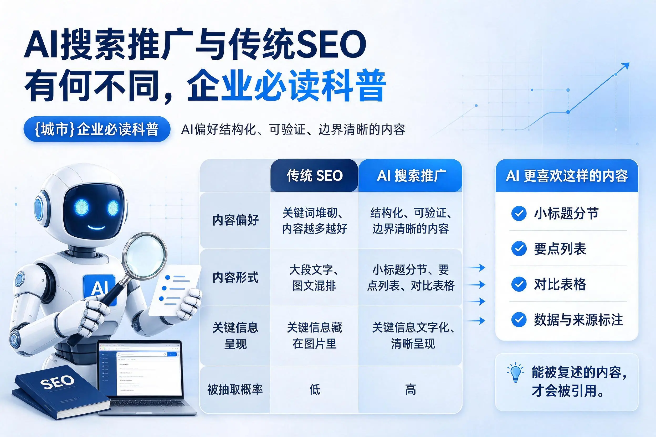 AI搜索推广与传统SEO有何不同,双河企业必读科普